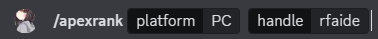 apexrank slashcommands usage