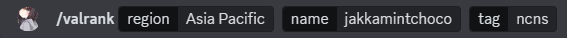 valrank slashcommands usage